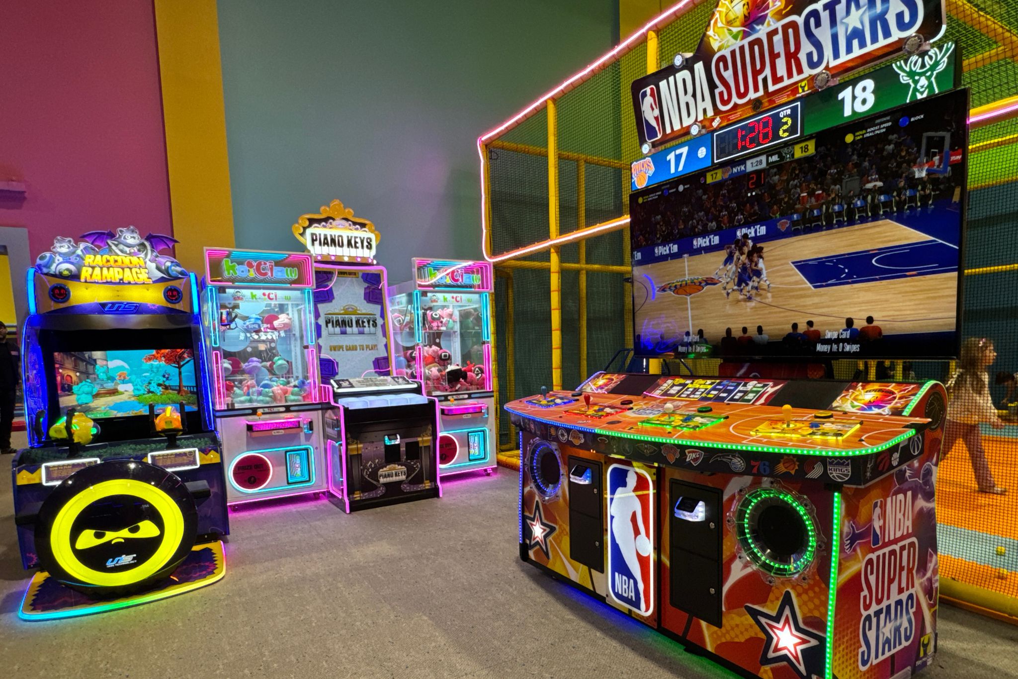 NBA Superstars Basketball Arcade Game Machines